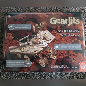 Gearjits Scout Rover 3D Wooden Puzzle - Brown